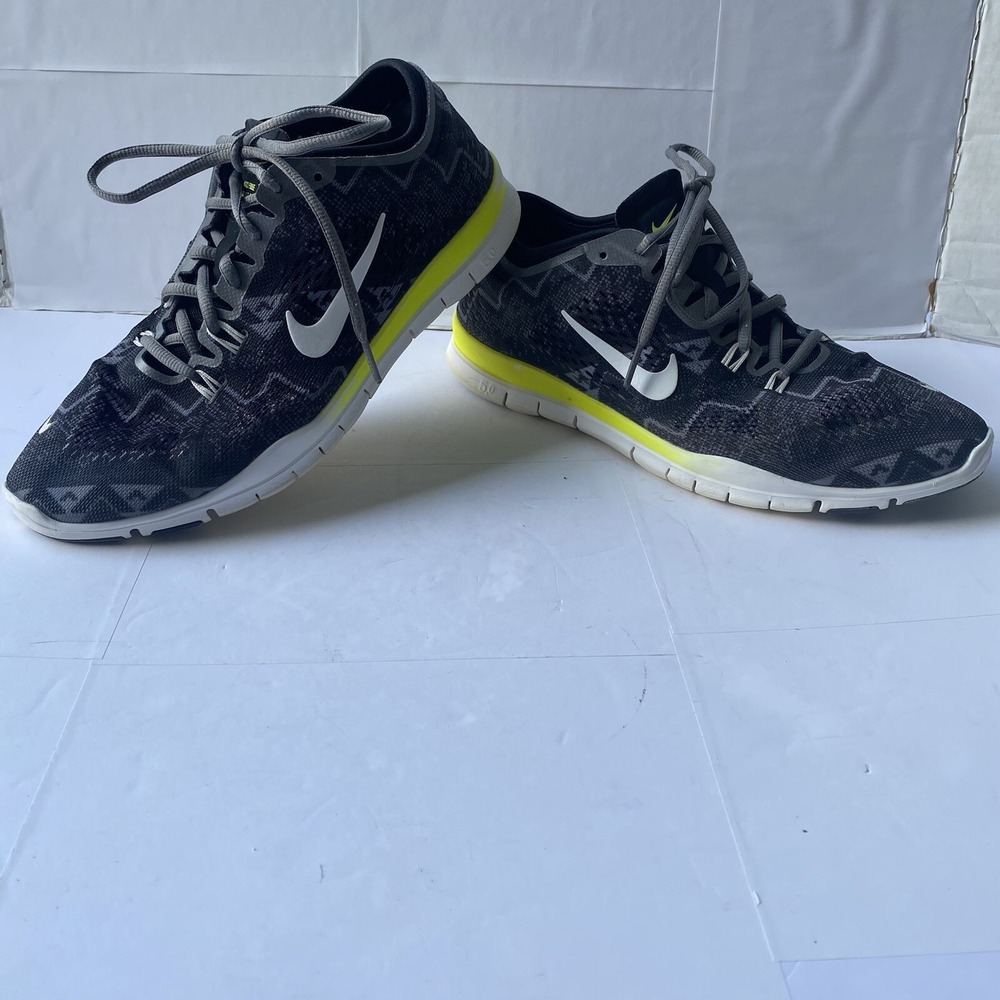 Nike Free TR Fit 4 Black Purple 629832-002 Running‎ Shoes Women's Size 9.5 VGC